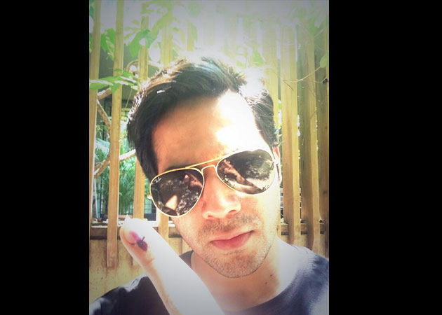 Varun Dhawan's 27th birthday begins with visit to polling booth