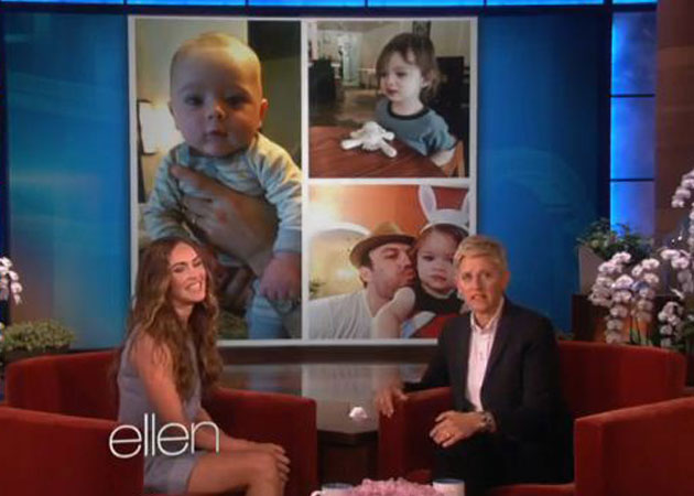 Megan Fox Shows Ellen DeGeneres Photos of Her Tiny Sons