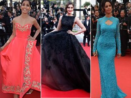 Cannes 2014: Sonam, Freida, Mallika's Fashion Report Card Cannes 2014: Sonam, Freida, Mallika's Fashion Report Card