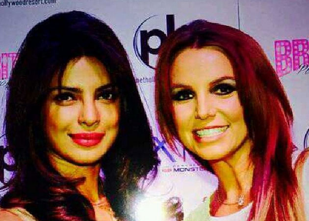 Priyanka Chopra Meets Britney Spears in Las Vegas