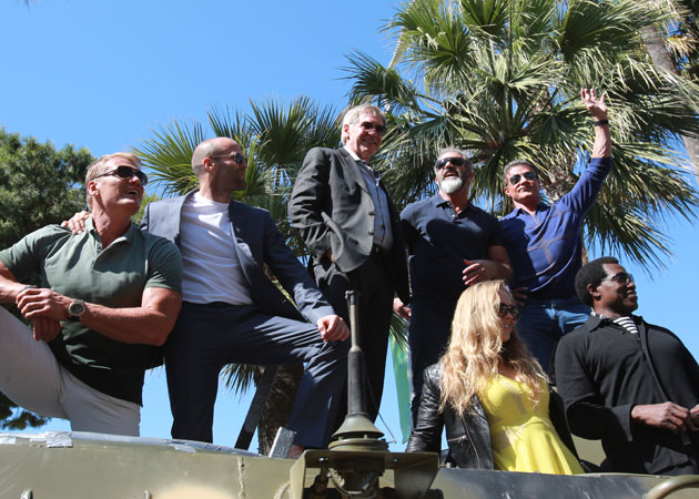 Cannes 2014: Stallone and <i>The Expendables</i> Roll Into Town in Tanks