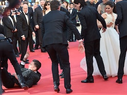 Cannes 2014: America Ferrara Has Unwanted Visitor Under Her Dress Cannes 2014: America Ferrara Has Unwanted Visitor Under Her Dress