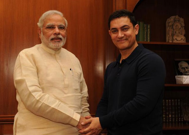 Actor Aamir Khan Meets Prime Minister Narendra Modi
