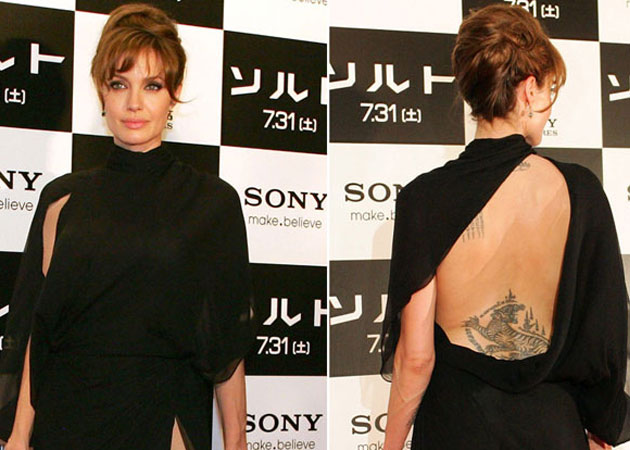 Angelina Jolie's Tattoos Fascinate Her Six Children