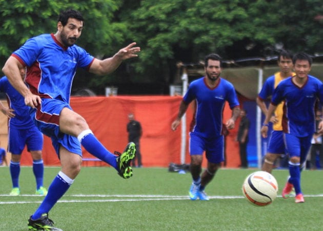 John Abrahm launches his soccer team's jersey at the brand's GS Road,  Guwahati store, ET Retail