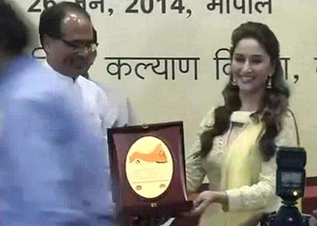 Madhuri Dixit Named Brand Ambassador of Madhya Pradesh's Health Campaign