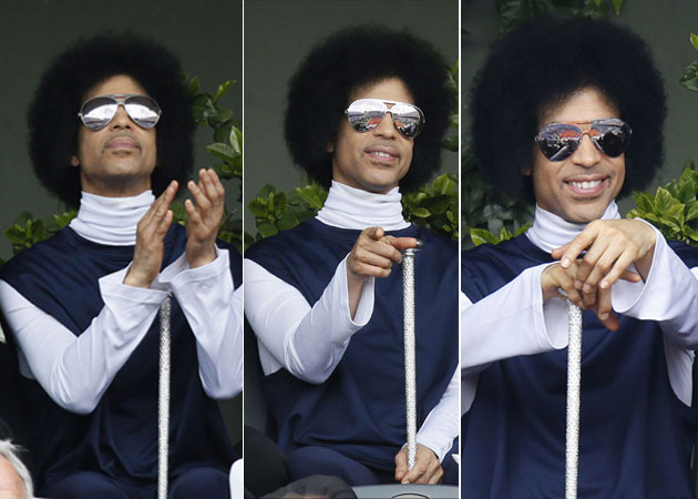 Prince Shows up to Watch Tennis at the French Open Looking Very Prince-Like
