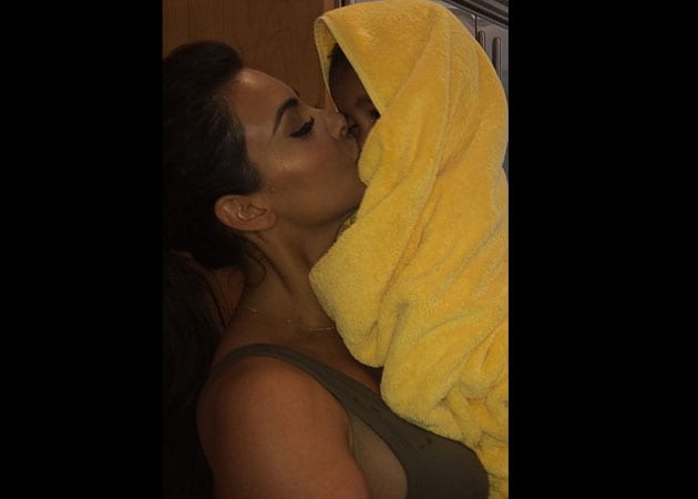 Baby North Takes First Steps, Kim and Kanye Are Proud 