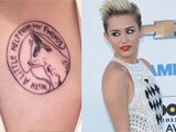 Miley Cyrus Gets Tattoo in Honour of Late Pet Floyd