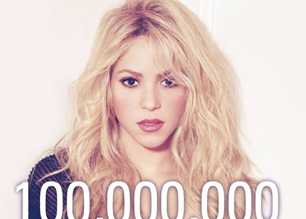 Shakira Creates Facebook History: First Celebrity Fanpage to Reach 100 Million Likes