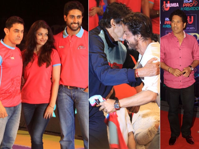 Aishwarya, Shah Rukh, Aamir Play Cheerleaders for Abhishek Bachchan's Kabbadi Team