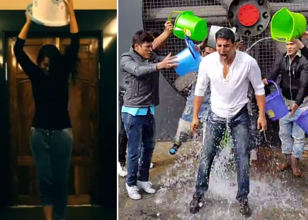 Sonakshi Plays Ice Bucket Tag All Alone, Akshay Gets 11 Buckets of Water