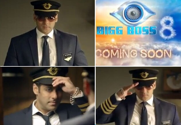 'Captain' Salman Khan Boards <i>Bigg Boss 8</i> Flight 'Captain' Salman Khan Boards <i>Bigg Boss 8</i> Flight