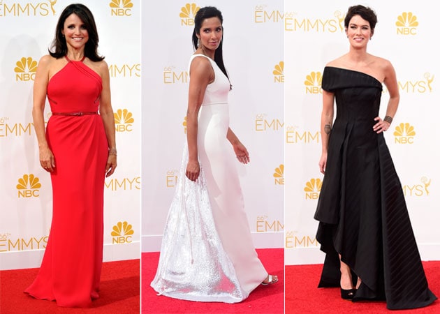 Emmys Fashion: Red is the New Black, as Seen on Julia, Claire, January