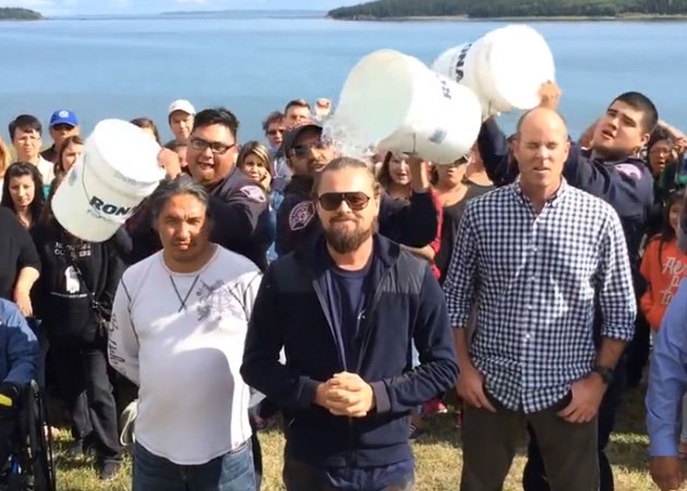 Leonardo DiCaprio Completes Ice Bucket Challenge