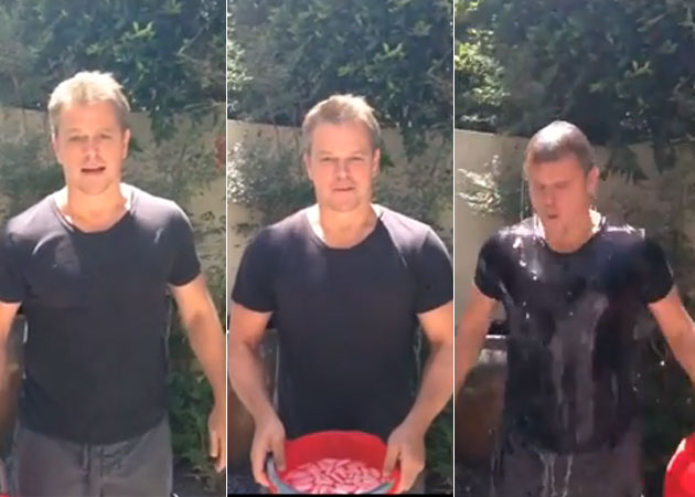 Ice Bucket Challenge: Matt Damon Uses Flush Water. That's Right Flush Water