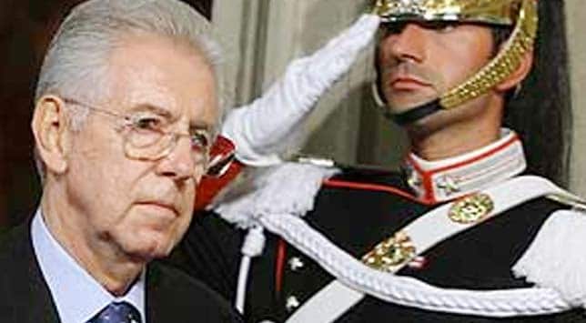 Monti backs French, German push for financial tax