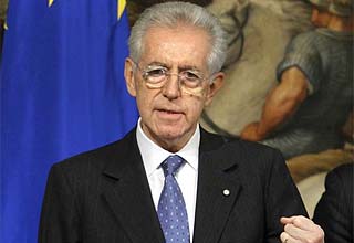 Report: Monti says Italy a "safe place"