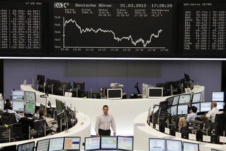 Stimulus hopes lift European shares near 5-month high