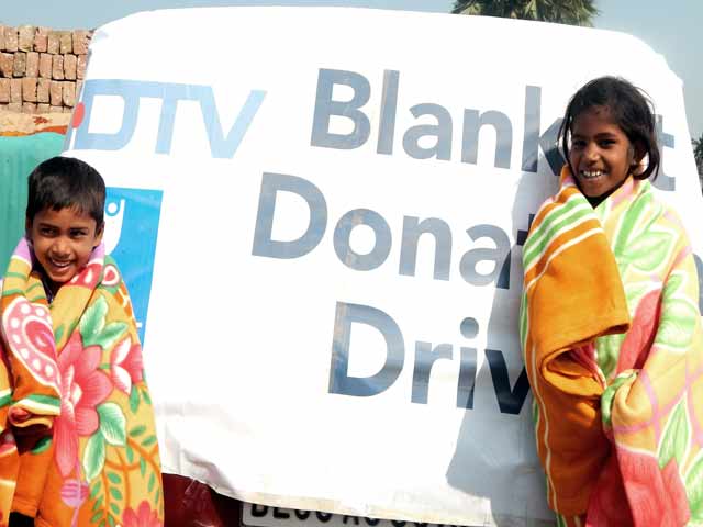 NDTV's blanket drive