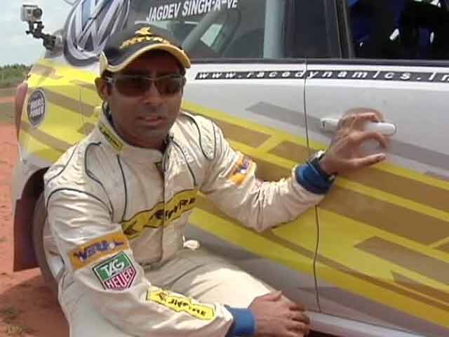 Karun goes rally crazy!