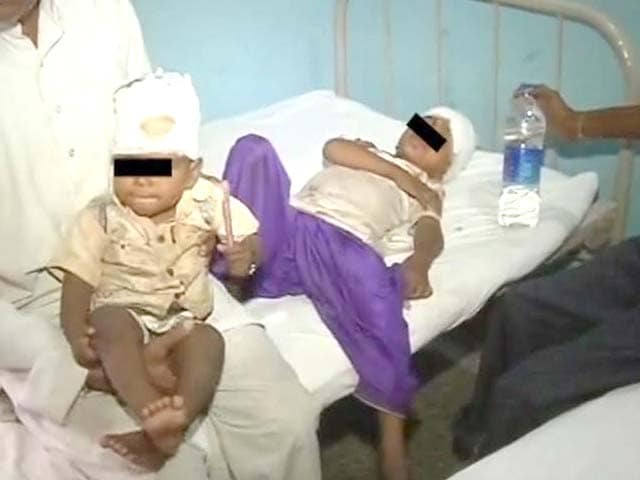 Video : A seven-year-old severely hurt in Muzaffarnagar violence