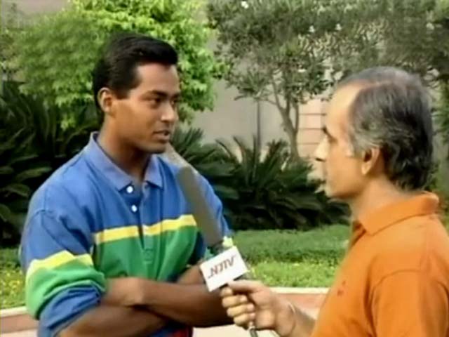 When Leander Paes beat Britain's No. 1 in Davis Cup, 1992