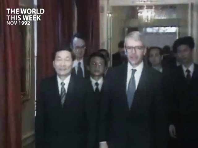Video : Britain, China headed for a nasty confrontation (Aired: November 1992)