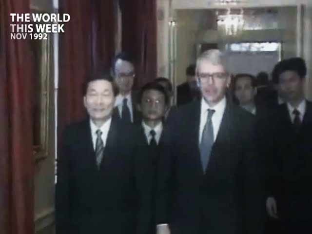 Britain, China headed for a nasty confrontation (Aired: November 1992)