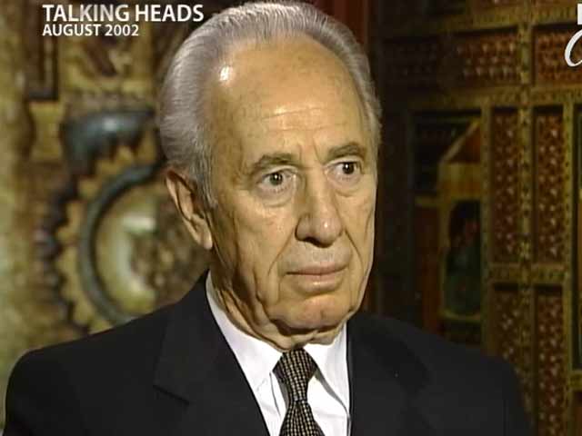 Video : Talking Heads: Shimon Peres (Aired: August 2002)
