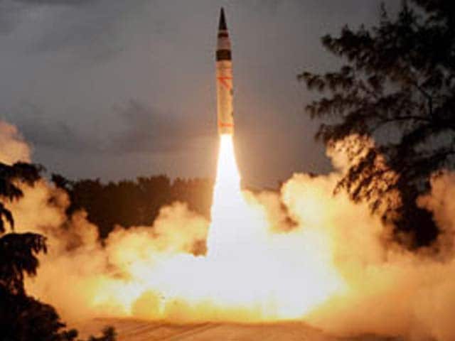 Video : Nuclear-capable Agni 5 missile successfully launched