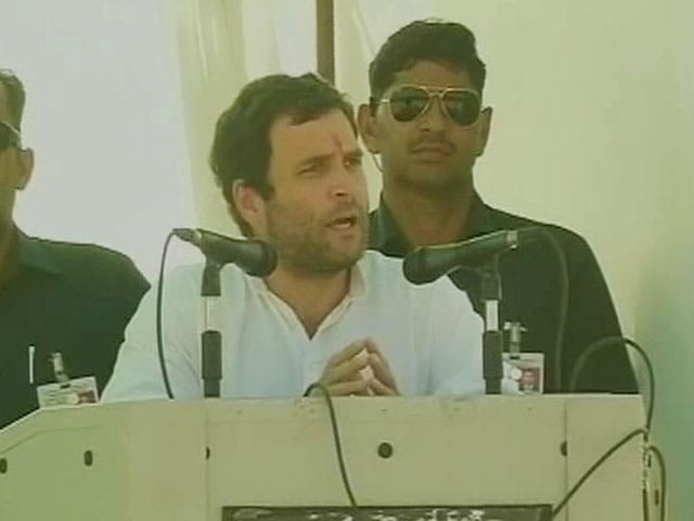Video : India's poorest should have biggest dream, says Rahul