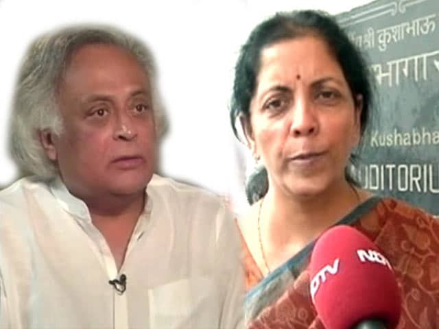 संघ पर जयराम रमेश और निर्मला में जंग