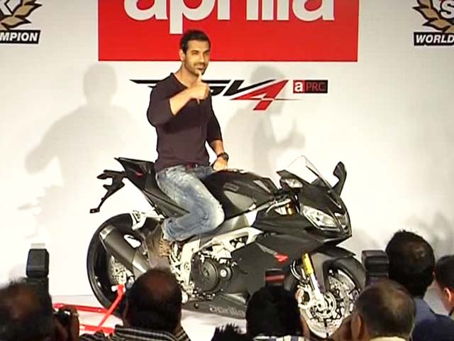 John Abraham gets a new bike