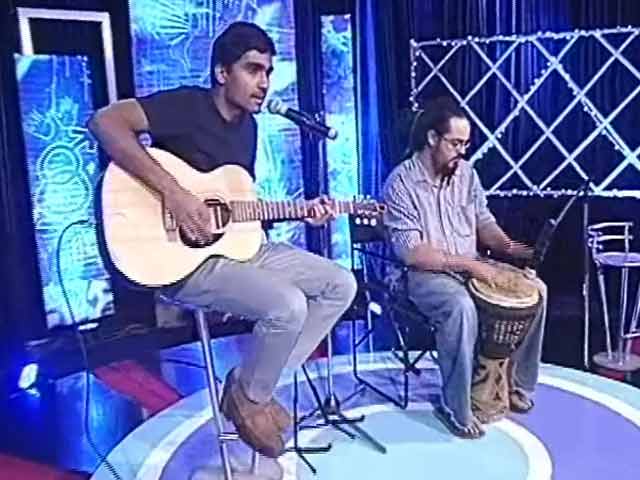 Prateek and Vir perform for 'My Vote Rocks'