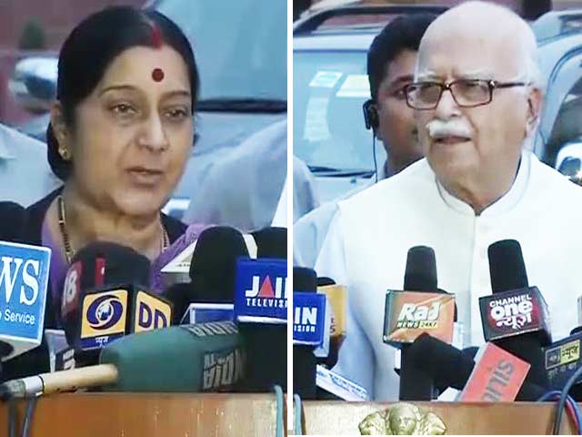 Video : Ordinance on convicted lawmakers illegal, immoral and unconstitutional: Sushma Swaraj