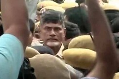 Fasting Chandrababu Naidu evicted from Delhi's Andhra Bhavan, taken to hospital Fasting Chandrababu Naidu evicted from Delhi's Andhra Bhavan, taken to hospital