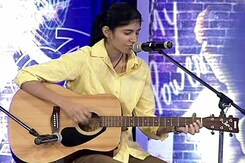 Janvi Anand performs for My Vote Rocks Janvi Anand performs for My Vote Rocks