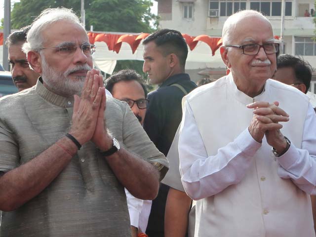 Will be elated if Modi becomes PM, says Advani in Gujarat