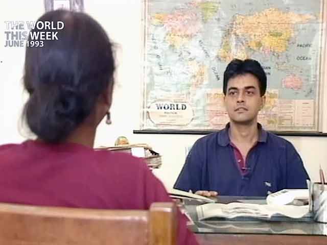 Video : The World This Week: English, Upamanyu (Aired: June 1993)