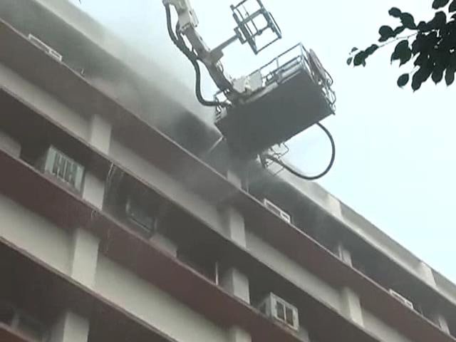 Video : Fire in central Delhi building, no casualties