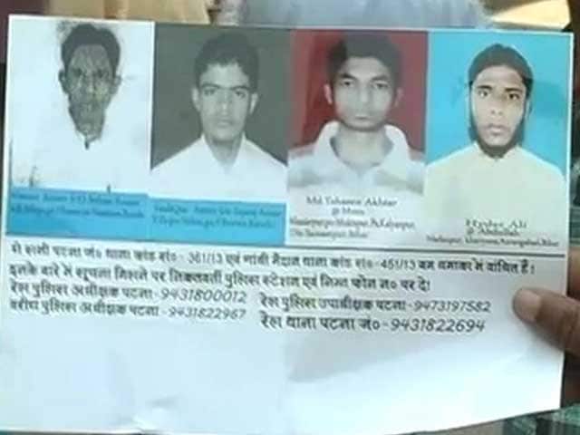 Patna blasts: among the alleged bombers, four young men with no record of crime