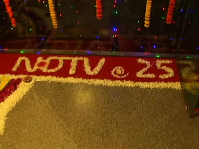 Diwali festivities brighten up NDTV office