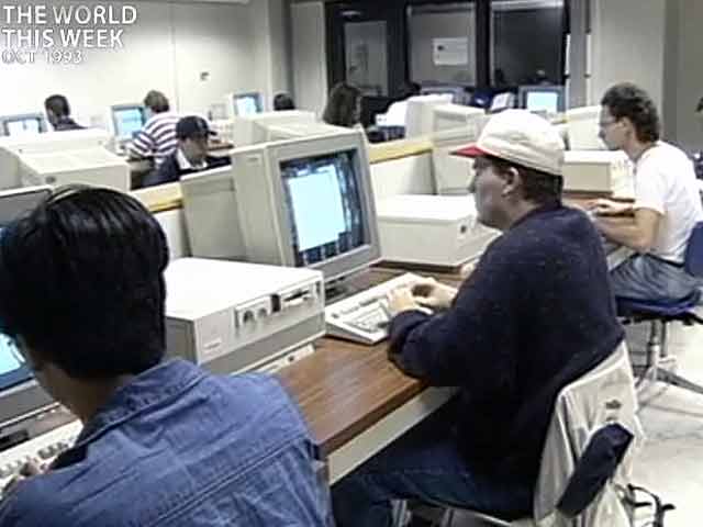 The World This Week: The amazing world of e-mail (Aired: October 1993)