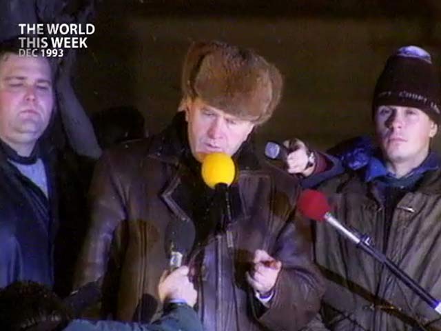 The World This Week: Vladimir Zhirinovsky wins Russian elections (Aired: December 1993)
