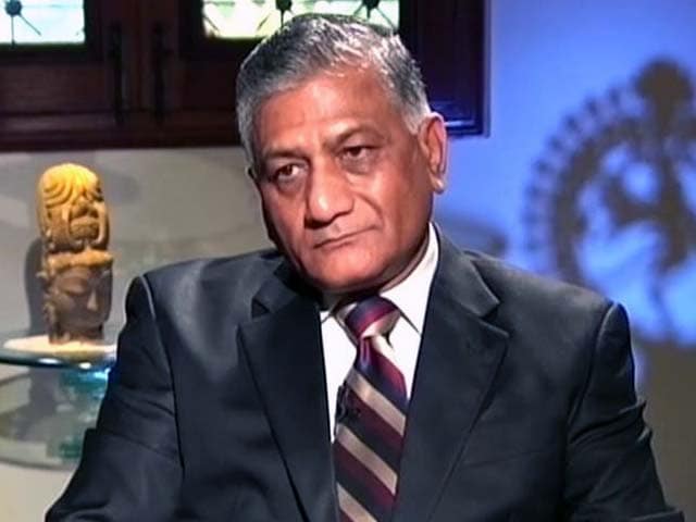 Video : Stand by my comments on money paid to J&K leaders: General VK Singh