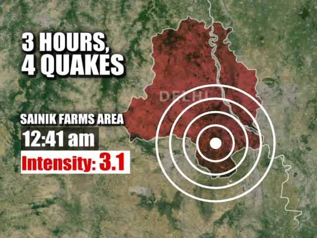 Four earthquakes rattle Delhi, suburbs within a span of 3 hours