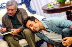 When Ranbir Kapoor kissed Robert De Niro's knee When Ranbir Kapoor kissed Robert De Niro's knee