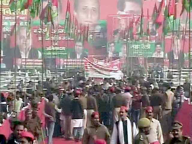 बरेली में मुलायम सिंह यादव की हाईटेक रैली