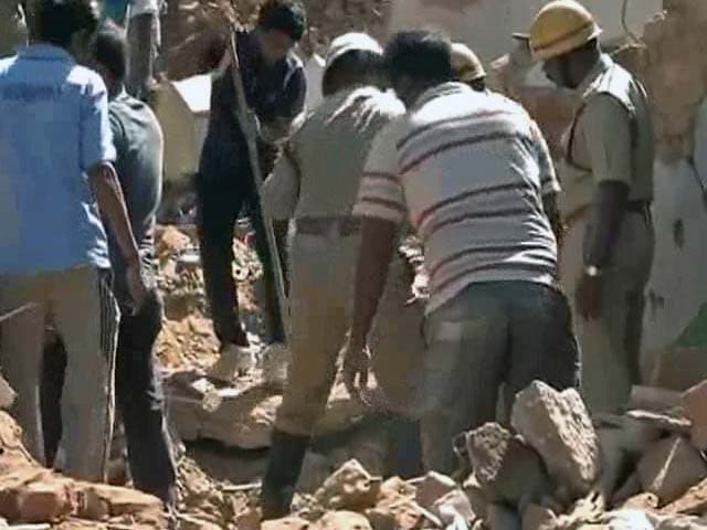 Bangalore building collapses reportedly after catching fire, 3 dead